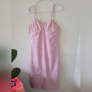 Pink Plether Dress